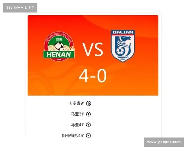 河南豪取4-0大胜英博 卡多索1射2传马亚双响阿奇姆彭建功 河南豪取4-0大胜英博 卡多索1射2传马亚双响阿奇姆彭建功